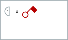 Diagrama mostrando r sendo multiplicado pela chave privada.